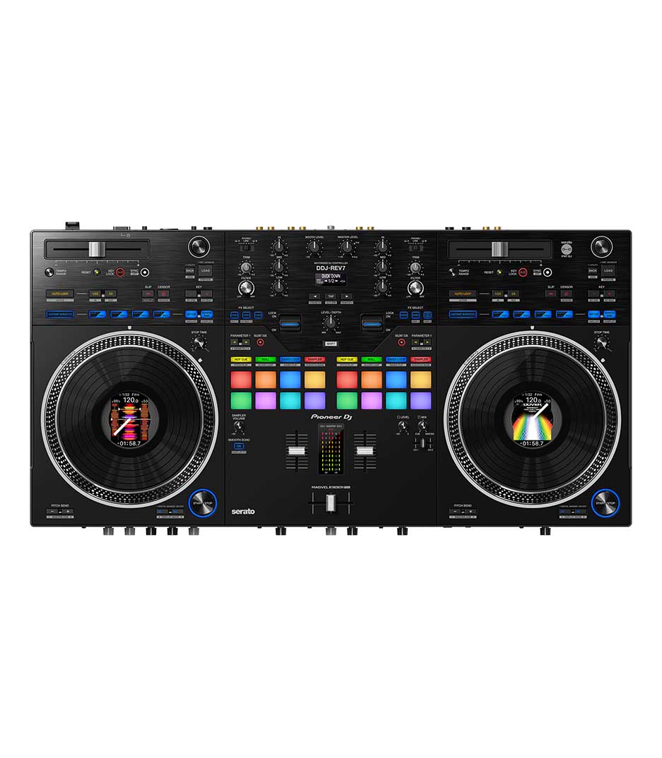 Pioneer 2 Channel Serato DJ Controller with Motorized Platters DDJREV7